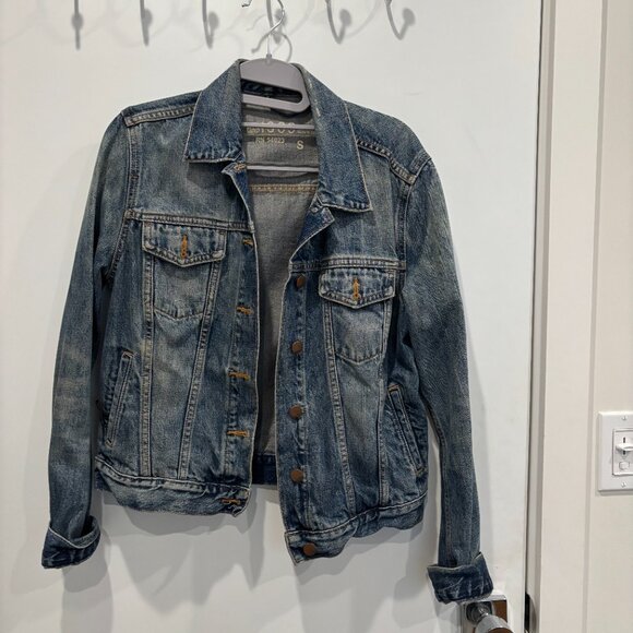 Gap 1969 vintage distressed denim jacket size small - Picture 2 of 6